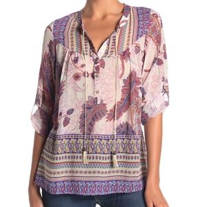 DR2 by Daniel Rainn Tassel Blouse